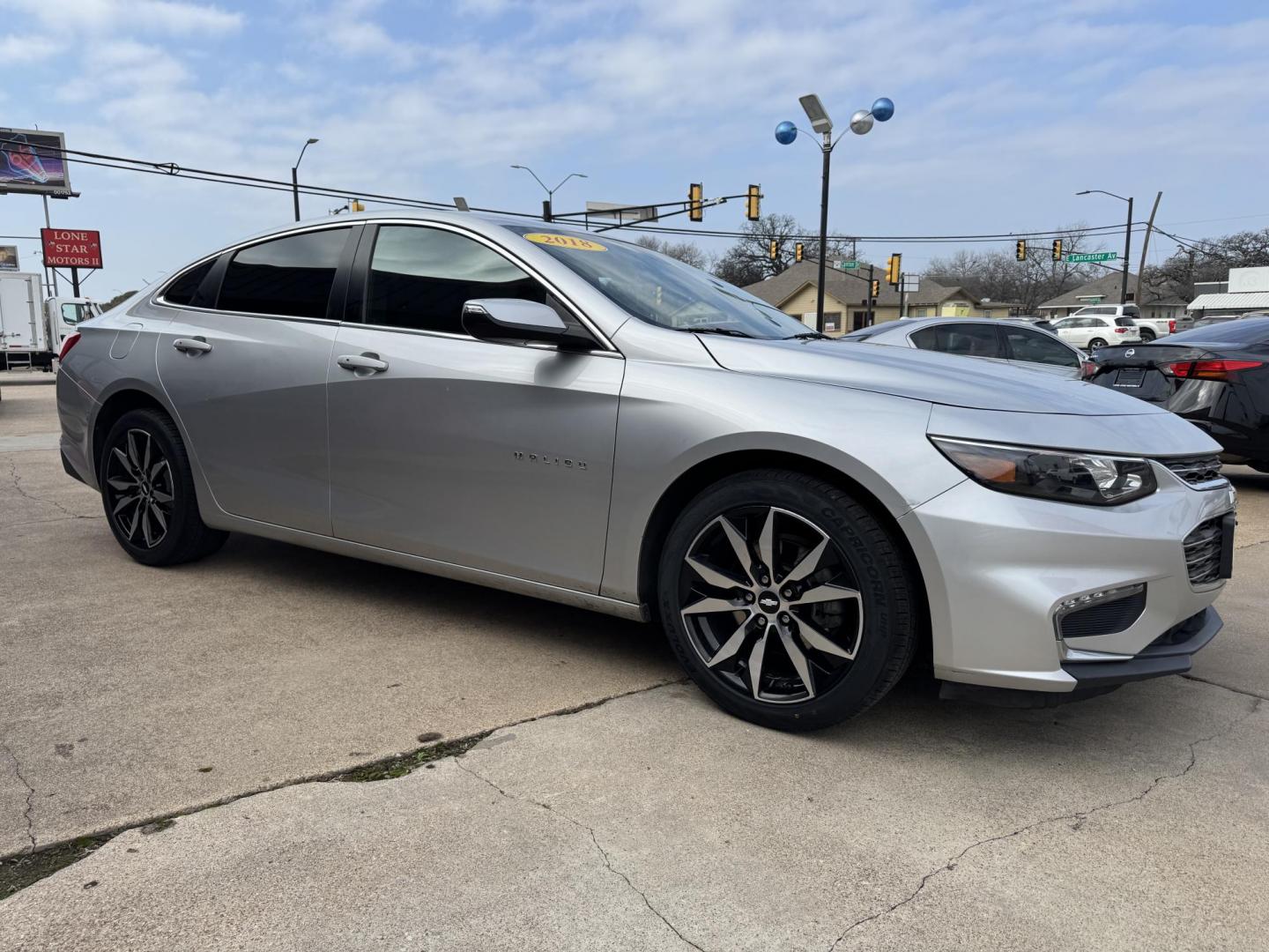 2018 SILVER CHEVROLET MALIBU LT (2FL) (1G1ZD5ST7JF) , located at 5900 E. Lancaster Ave., Fort Worth, TX, 76112, (817) 457-5456, 0.000000, 0.000000 - Photo#2