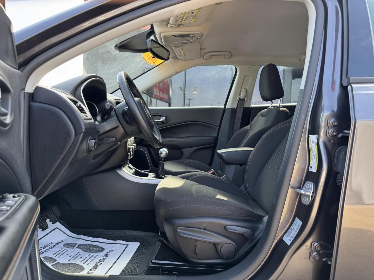 2017 GRAY JEEP COMPASS SPORT (3C4NJCAB3HT) , located at 5900 E. Lancaster Ave., Fort Worth, TX, 76112, (817) 457-5456, 0.000000, 0.000000 - Photo#8