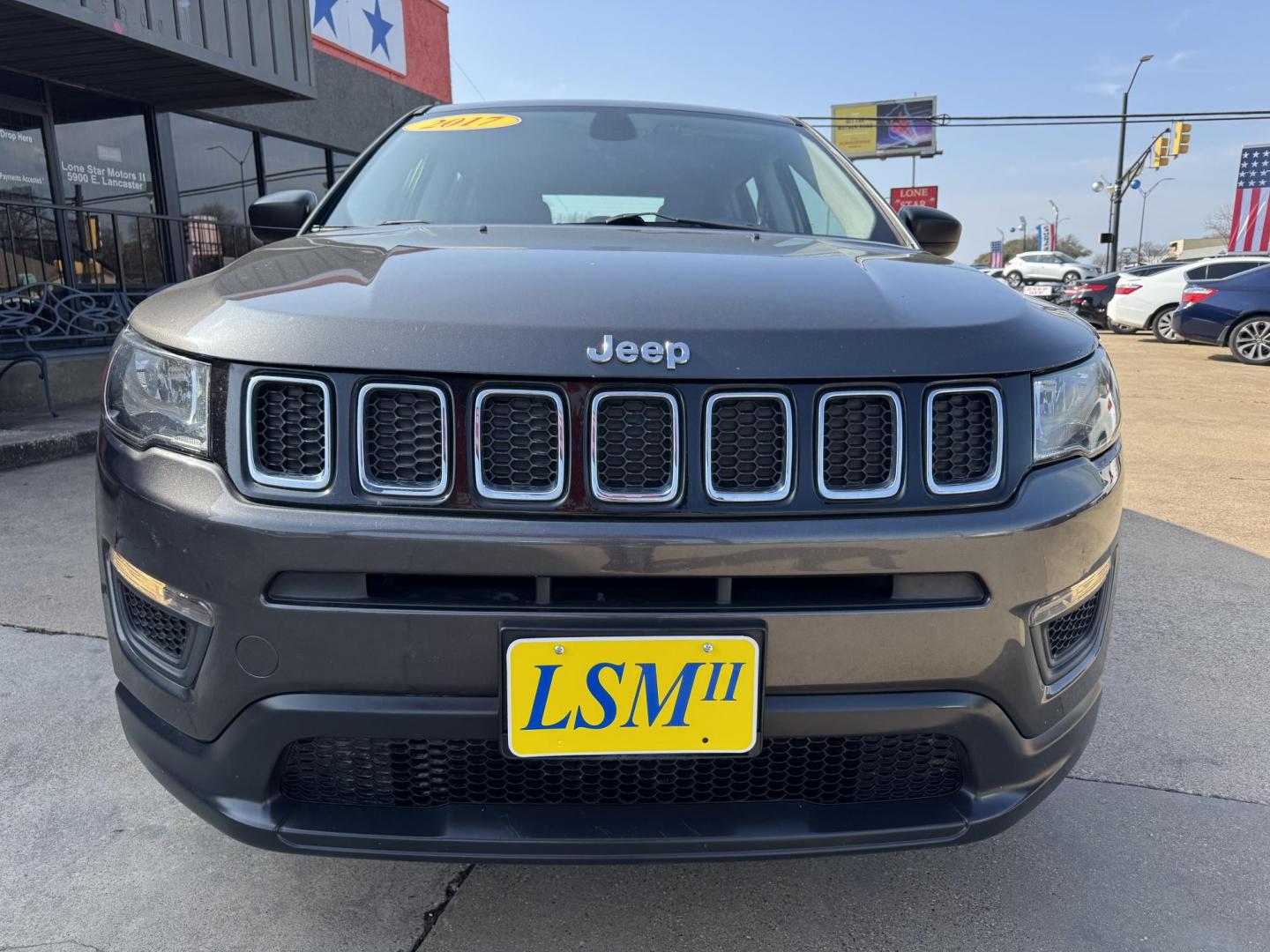 2017 GRAY JEEP COMPASS SPORT (3C4NJCAB3HT) , located at 5900 E. Lancaster Ave., Fort Worth, TX, 76112, (817) 457-5456, 0.000000, 0.000000 - Photo#1