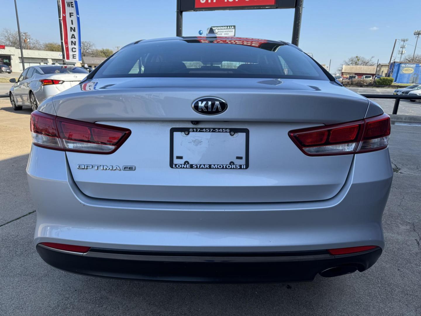 2017 SILVER KIA OPTIMA LX (KNAGT4L35H5) , located at 5900 E. Lancaster Ave., Fort Worth, TX, 76112, (817) 457-5456, 0.000000, 0.000000 - Photo#4