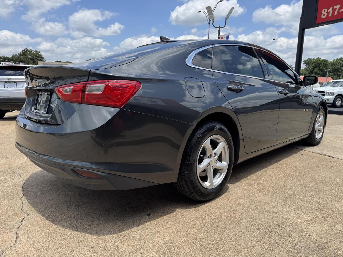 2018 GRAY CHEVROLET MALIBU LS (1FL) (1G1ZC5ST0JF) , located at 5900 E. Lancaster Ave., Fort Worth, TX, 76112, (817) 457-5456, 0.000000, 0.000000 - Photo#3