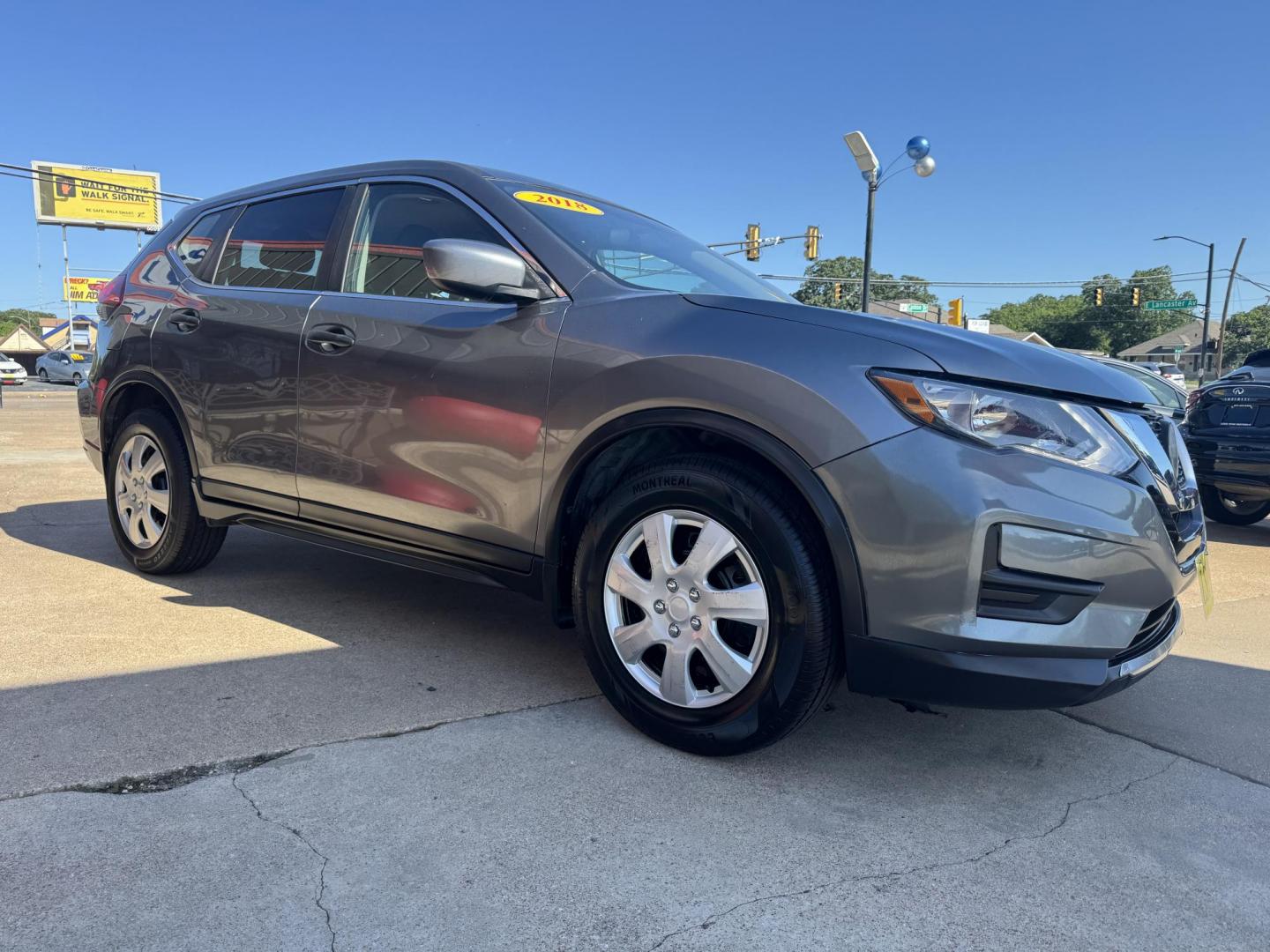 2018 GRAY NISSAN ROGUE S; SL; SV (KNMAT2MT0JP) , located at 5900 E. Lancaster Ave., Fort Worth, TX, 76112, (817) 457-5456, 0.000000, 0.000000 - Photo#2