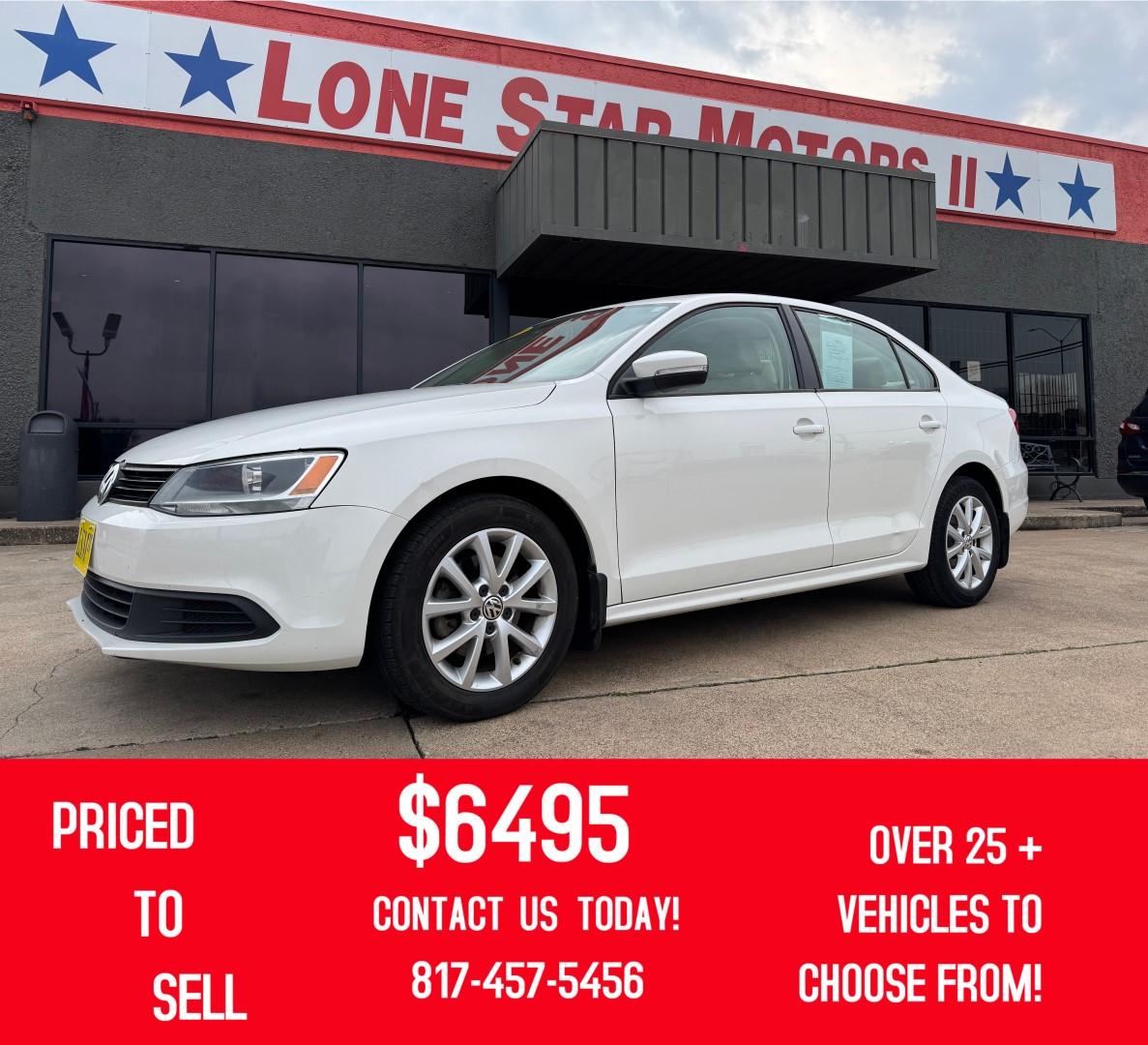 2012 WHITE VOLKSWAGEN JETTA (3VWDX7AJ8CM) , located at 5900 E. Lancaster Ave., Fort Worth, TX, 76112, (817) 457-5456, 0.000000, 0.000000 - Photo#0