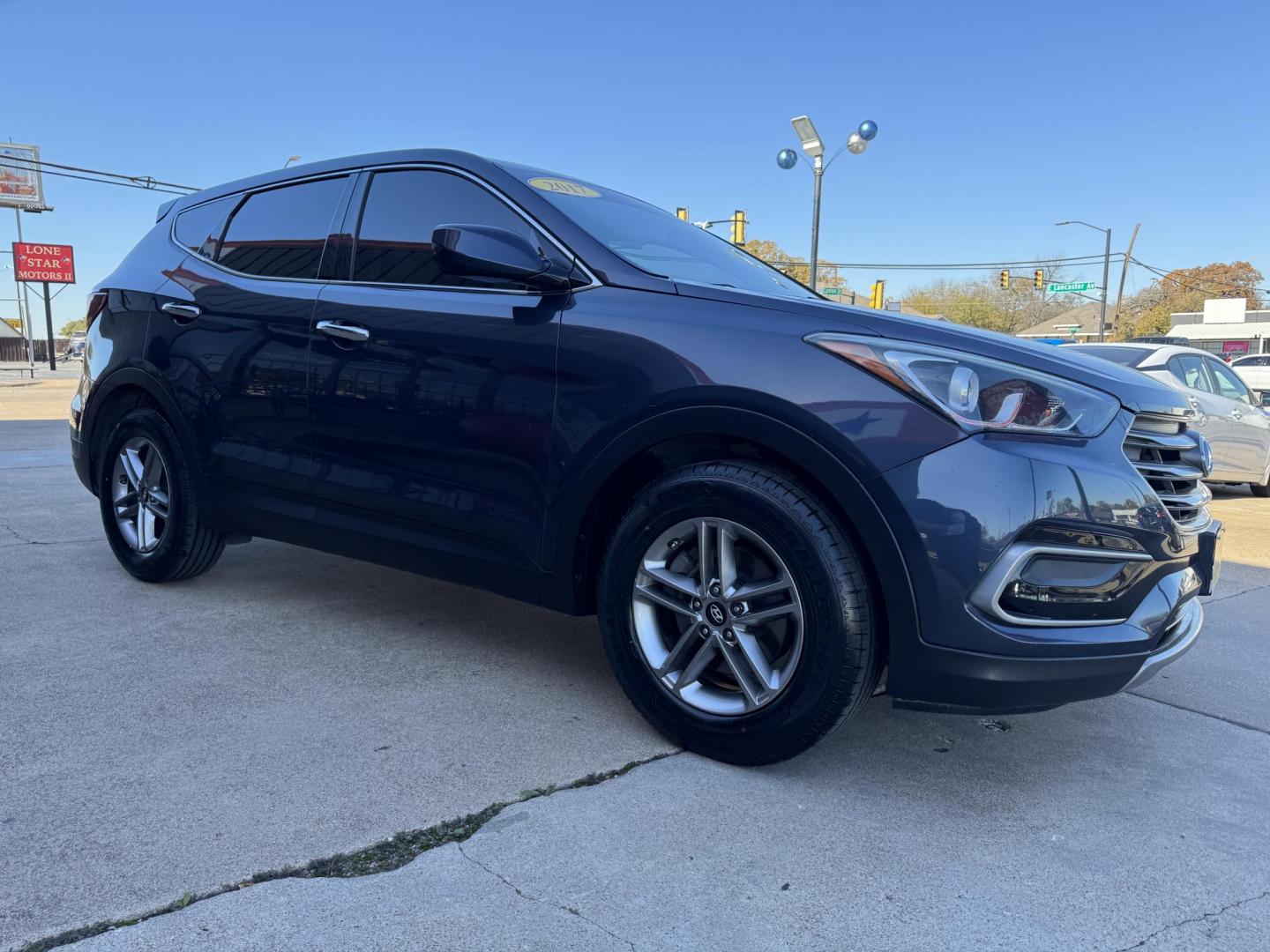 2017 BLUE HYUNDAI SANTA FE SPORT BASE (5NMZT3LB8HH) , located at 5900 E. Lancaster Ave., Fort Worth, TX, 76112, (817) 457-5456, 0.000000, 0.000000 - Photo#2