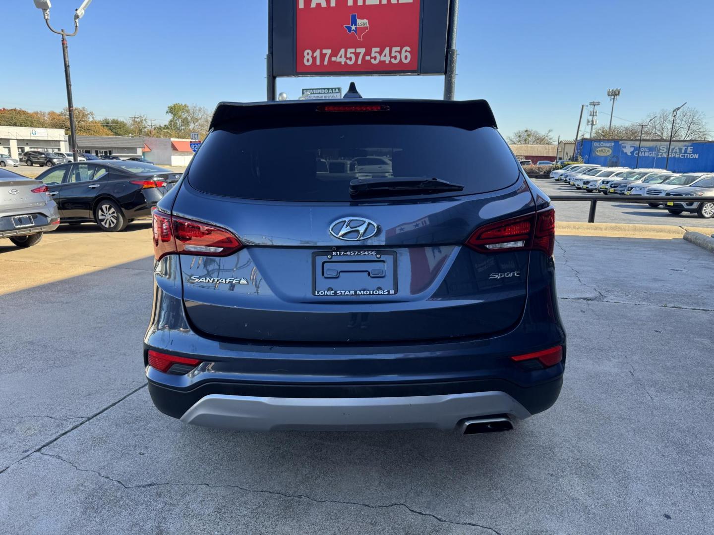 2017 BLUE HYUNDAI SANTA FE SPORT BASE (5NMZT3LB8HH) , located at 5900 E. Lancaster Ave., Fort Worth, TX, 76112, (817) 457-5456, 0.000000, 0.000000 - Photo#4