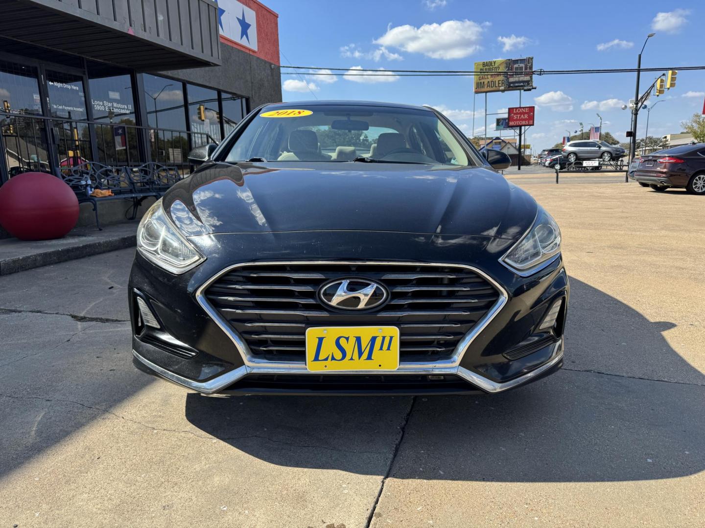 2018 BLACK HYUNDAI SONATA SE (5NPE24AF3JH) , located at 5900 E. Lancaster Ave., Fort Worth, TX, 76112, (817) 457-5456, 0.000000, 0.000000 - Photo#1