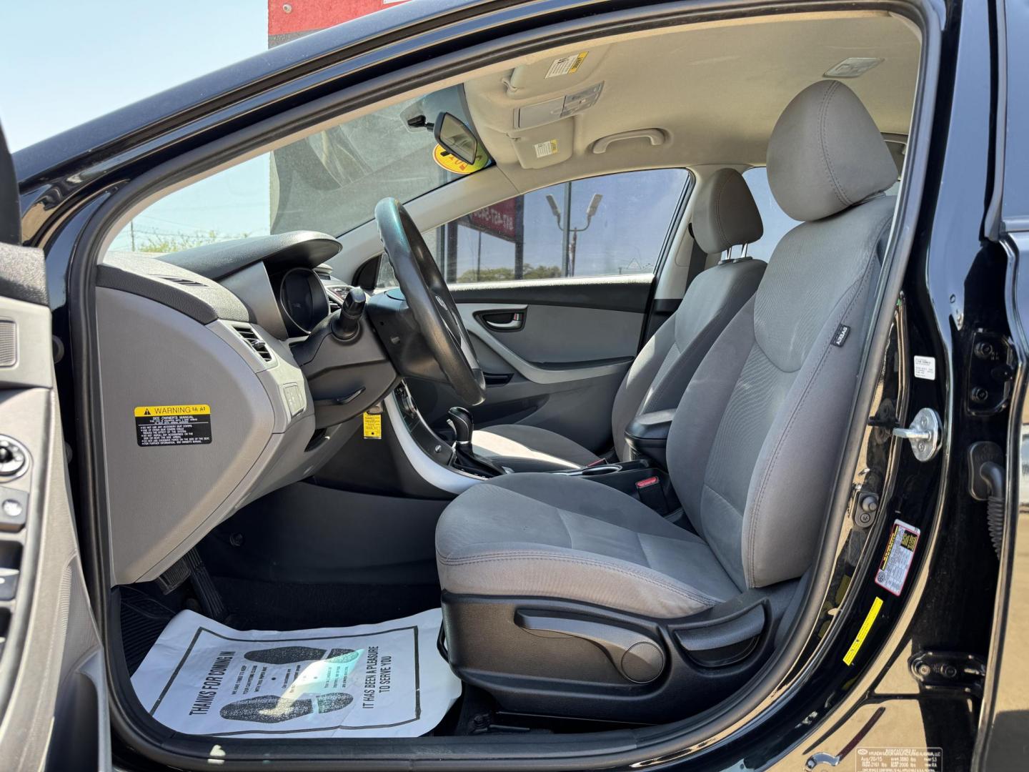 2016 BLACK HYUNDAI ELANTRA LIMITED; SE; (5NPDH4AE6GH) , located at 5900 E. Lancaster Ave., Fort Worth, TX, 76112, (817) 457-5456, 0.000000, 0.000000 - Photo#8