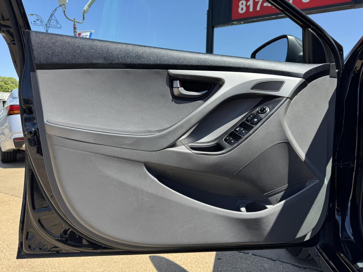 2016 BLACK HYUNDAI ELANTRA LIMITED; SE; (5NPDH4AE6GH) , located at 5900 E. Lancaster Ave., Fort Worth, TX, 76112, (817) 457-5456, 0.000000, 0.000000 - Photo#7