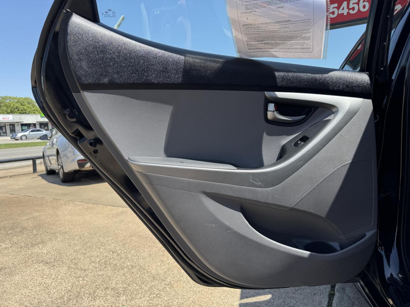 2016 BLACK HYUNDAI ELANTRA LIMITED; SE; (5NPDH4AE6GH) , located at 5900 E. Lancaster Ave., Fort Worth, TX, 76112, (817) 457-5456, 0.000000, 0.000000 - Photo#10
