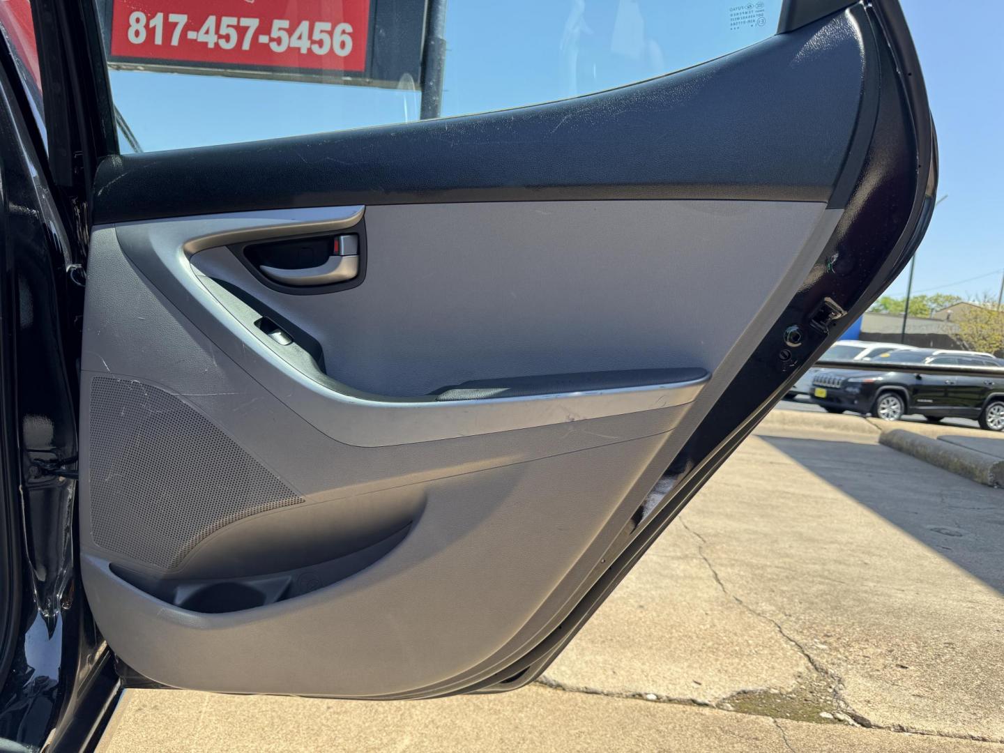2016 BLACK HYUNDAI ELANTRA LIMITED; SE; (5NPDH4AE6GH) , located at 5900 E. Lancaster Ave., Fort Worth, TX, 76112, (817) 457-5456, 0.000000, 0.000000 - Photo#12