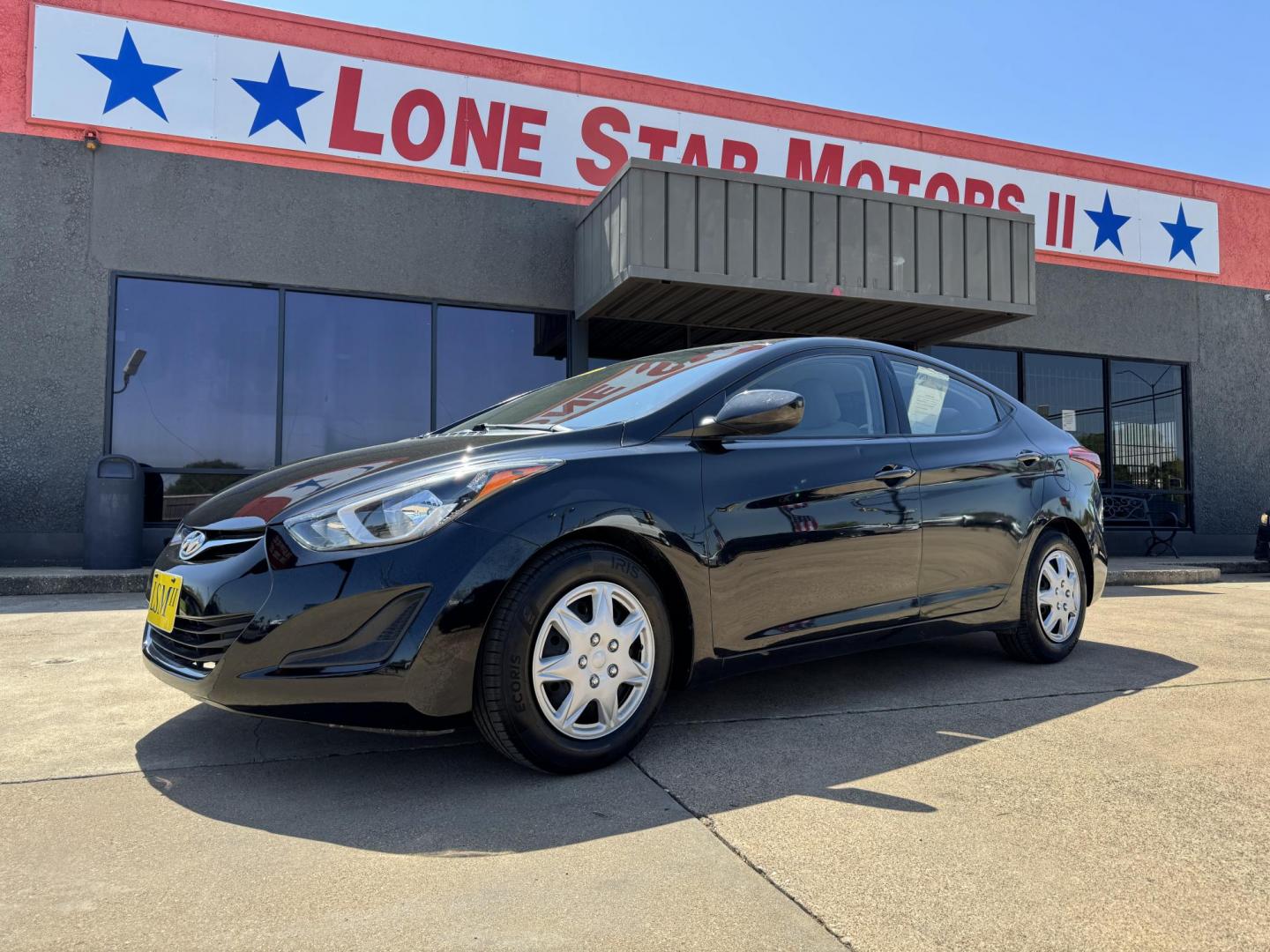 2016 BLACK HYUNDAI ELANTRA LIMITED; SE; (5NPDH4AE6GH) , located at 5900 E. Lancaster Ave., Fort Worth, TX, 76112, (817) 457-5456, 0.000000, 0.000000 - Photo#0
