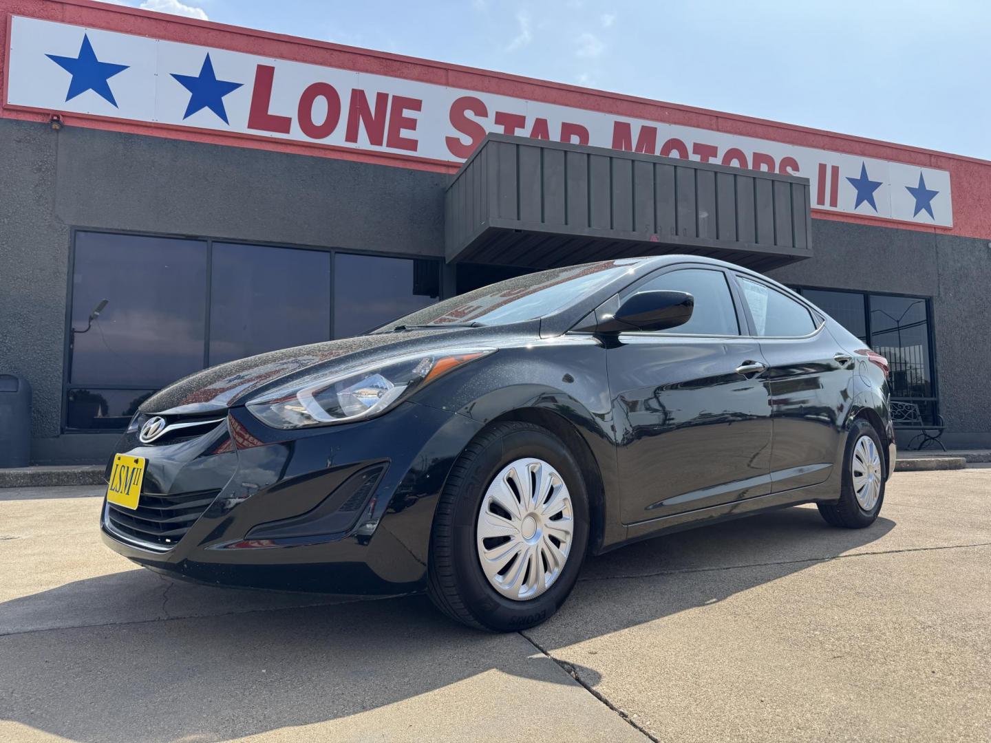 2016 BLACK HYUNDAI ELANTRA LIMITED; SE; (5NPDH4AE6GH) , located at 5900 E. Lancaster Ave., Fort Worth, TX, 76112, (817) 457-5456, 0.000000, 0.000000 - Photo#0