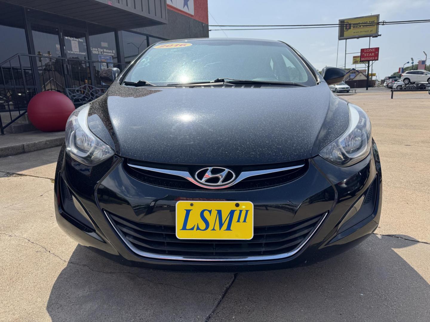 2016 BLACK HYUNDAI ELANTRA LIMITED; SE; (5NPDH4AE6GH) , located at 5900 E. Lancaster Ave., Fort Worth, TX, 76112, (817) 457-5456, 0.000000, 0.000000 - Photo#1
