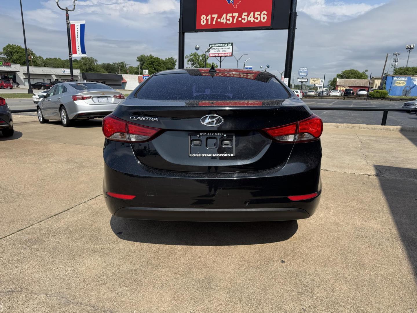 2016 BLACK HYUNDAI ELANTRA LIMITED; SE; (5NPDH4AE6GH) , located at 5900 E. Lancaster Ave., Fort Worth, TX, 76112, (817) 457-5456, 0.000000, 0.000000 - Photo#4