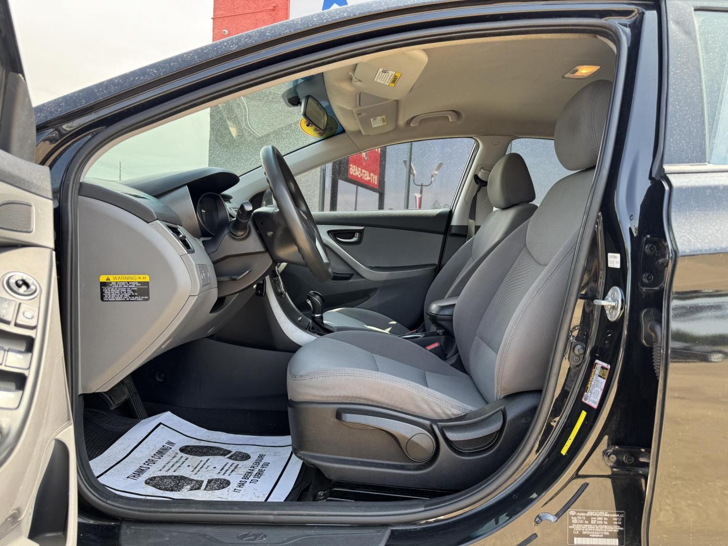 2016 BLACK HYUNDAI ELANTRA LIMITED; SE; (5NPDH4AE6GH) , located at 5900 E. Lancaster Ave., Fort Worth, TX, 76112, (817) 457-5456, 0.000000, 0.000000 - Photo#7