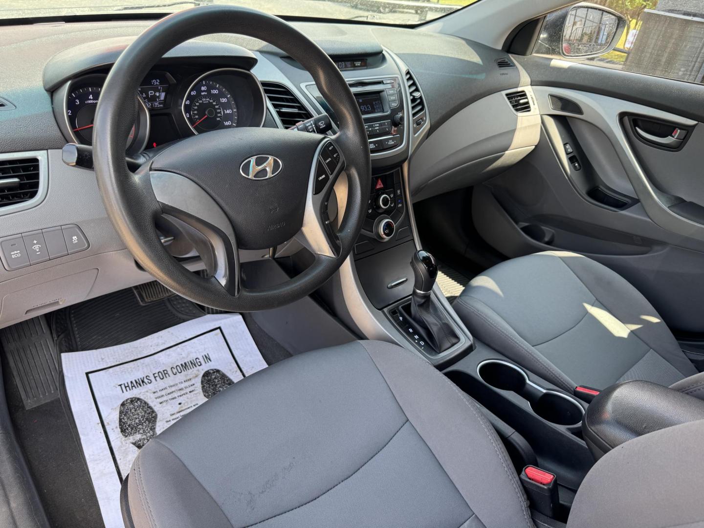 2016 BLACK HYUNDAI ELANTRA LIMITED; SE; (5NPDH4AE6GH) , located at 5900 E. Lancaster Ave., Fort Worth, TX, 76112, (817) 457-5456, 0.000000, 0.000000 - Photo#8