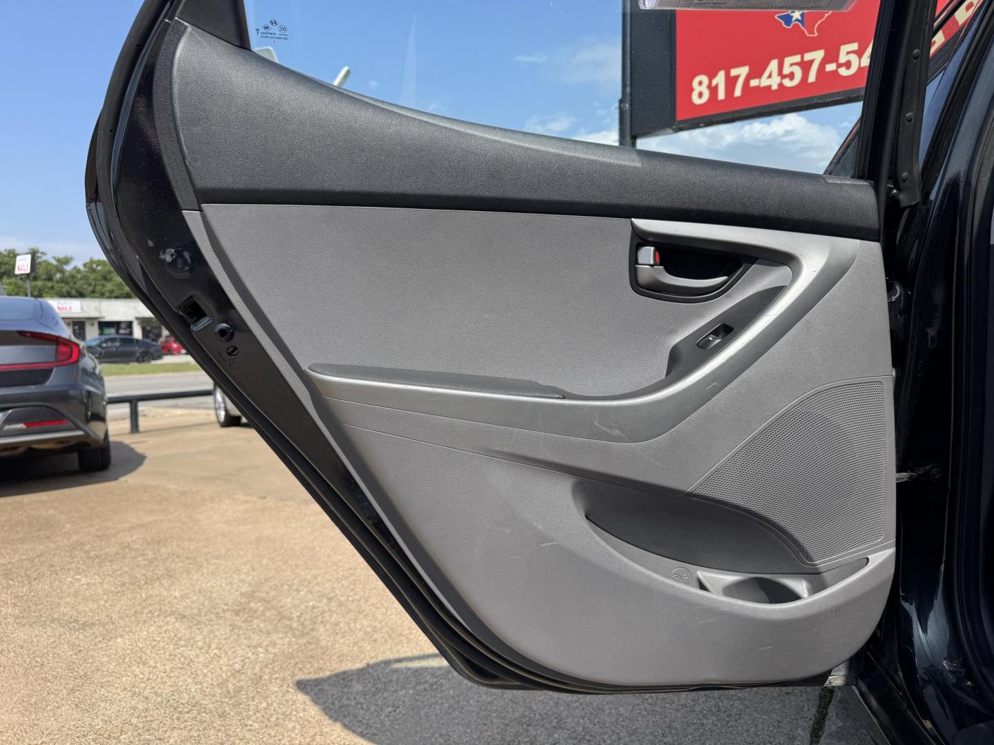 2016 BLACK HYUNDAI ELANTRA LIMITED; SE; (5NPDH4AE6GH) , located at 5900 E. Lancaster Ave., Fort Worth, TX, 76112, (817) 457-5456, 0.000000, 0.000000 - Photo#10