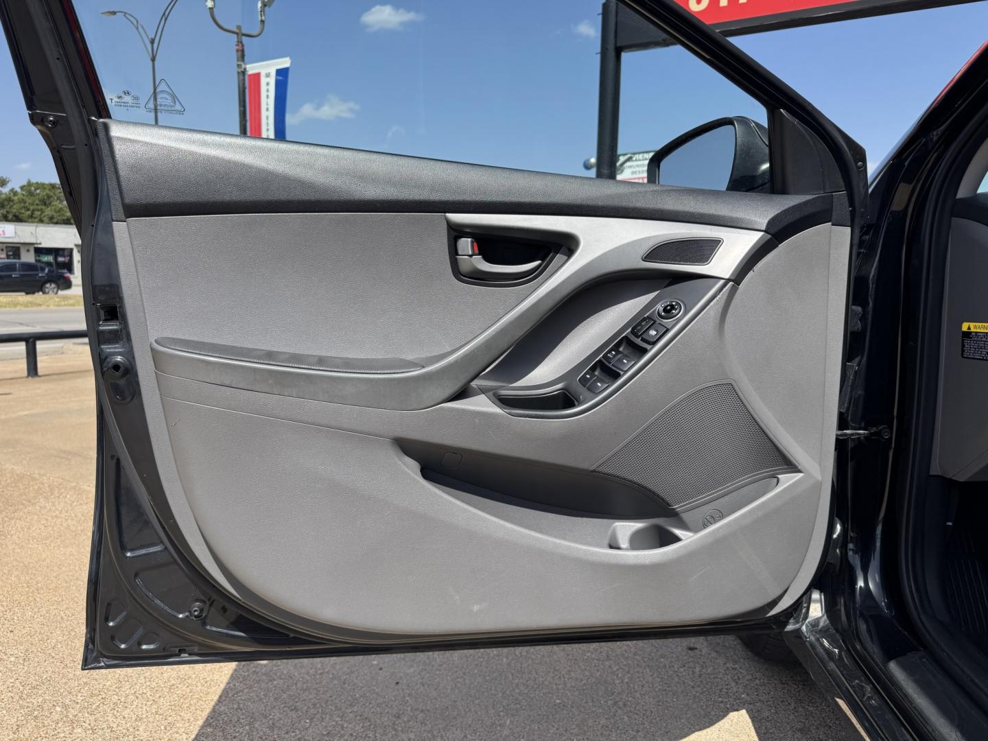 2016 BLACK HYUNDAI ELANTRA LIMITED; SE; (5NPDH4AE6GH) , located at 5900 E. Lancaster Ave., Fort Worth, TX, 76112, (817) 457-5456, 0.000000, 0.000000- Photo#6
