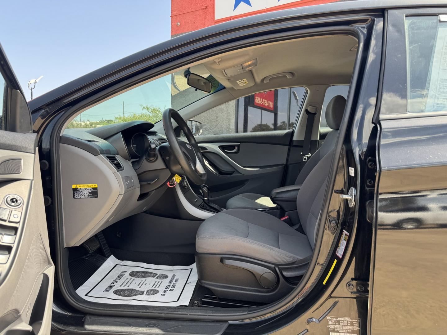 2016 BLACK HYUNDAI ELANTRA LIMITED; SE; (5NPDH4AE6GH) , located at 5900 E. Lancaster Ave., Fort Worth, TX, 76112, (817) 457-5456, 0.000000, 0.000000- Photo#7