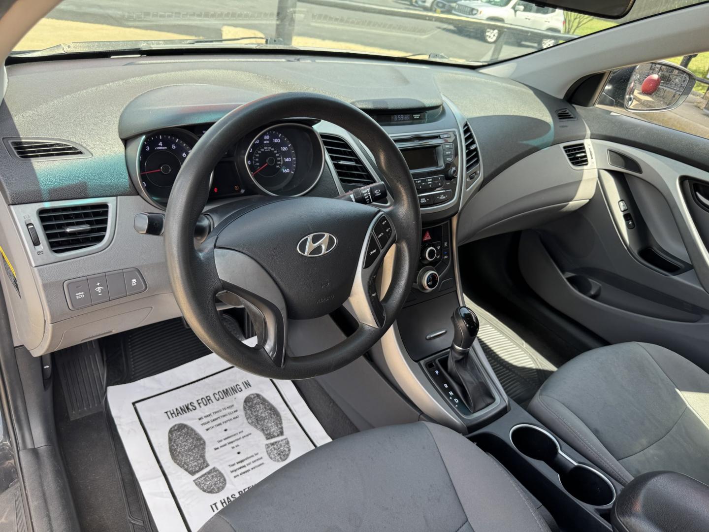 2016 BLACK HYUNDAI ELANTRA LIMITED; SE; (5NPDH4AE6GH) , located at 5900 E. Lancaster Ave., Fort Worth, TX, 76112, (817) 457-5456, 0.000000, 0.000000- Photo#8
