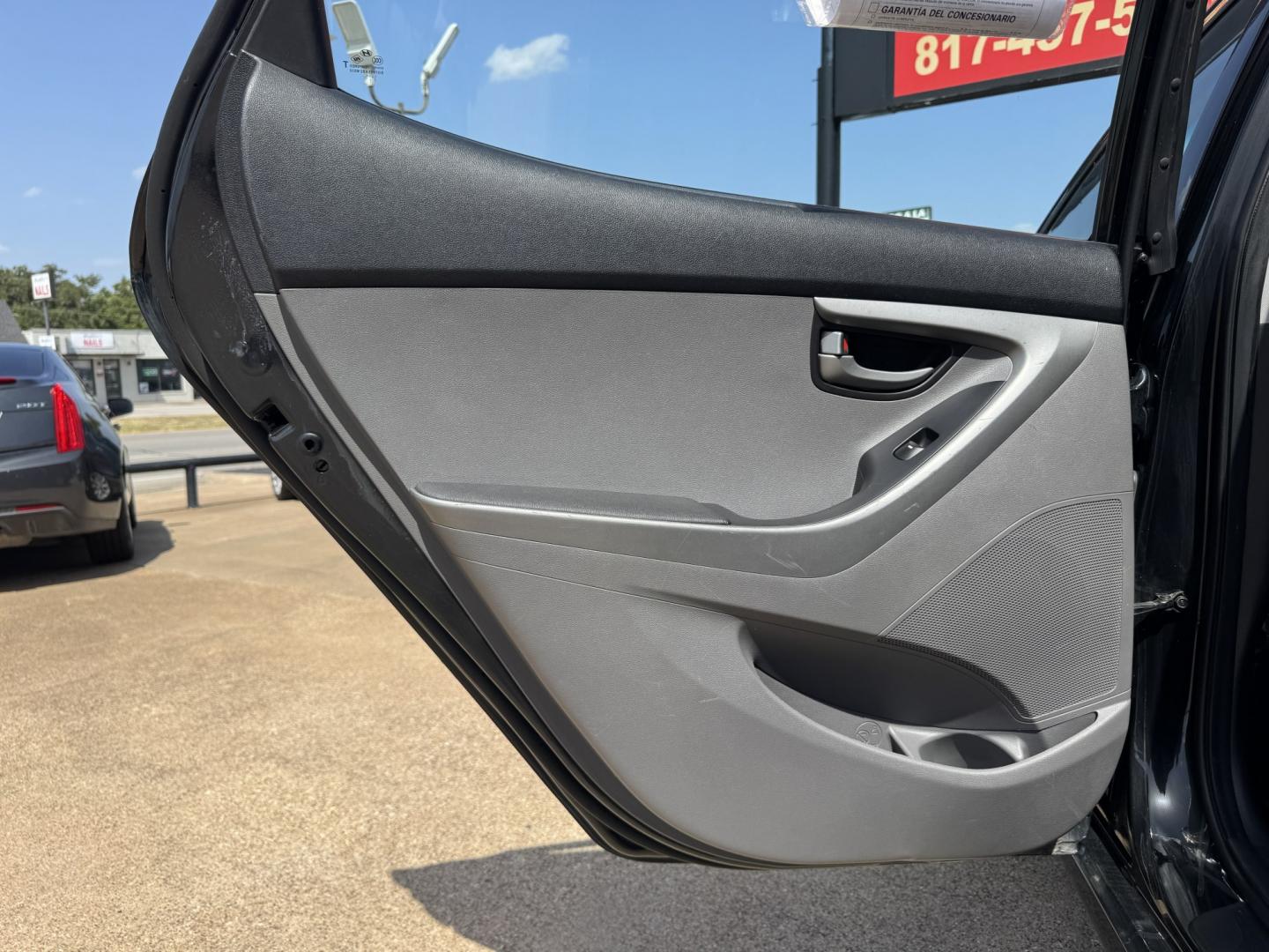 2016 BLACK HYUNDAI ELANTRA LIMITED; SE; (5NPDH4AE6GH) , located at 5900 E. Lancaster Ave., Fort Worth, TX, 76112, (817) 457-5456, 0.000000, 0.000000- Photo#10