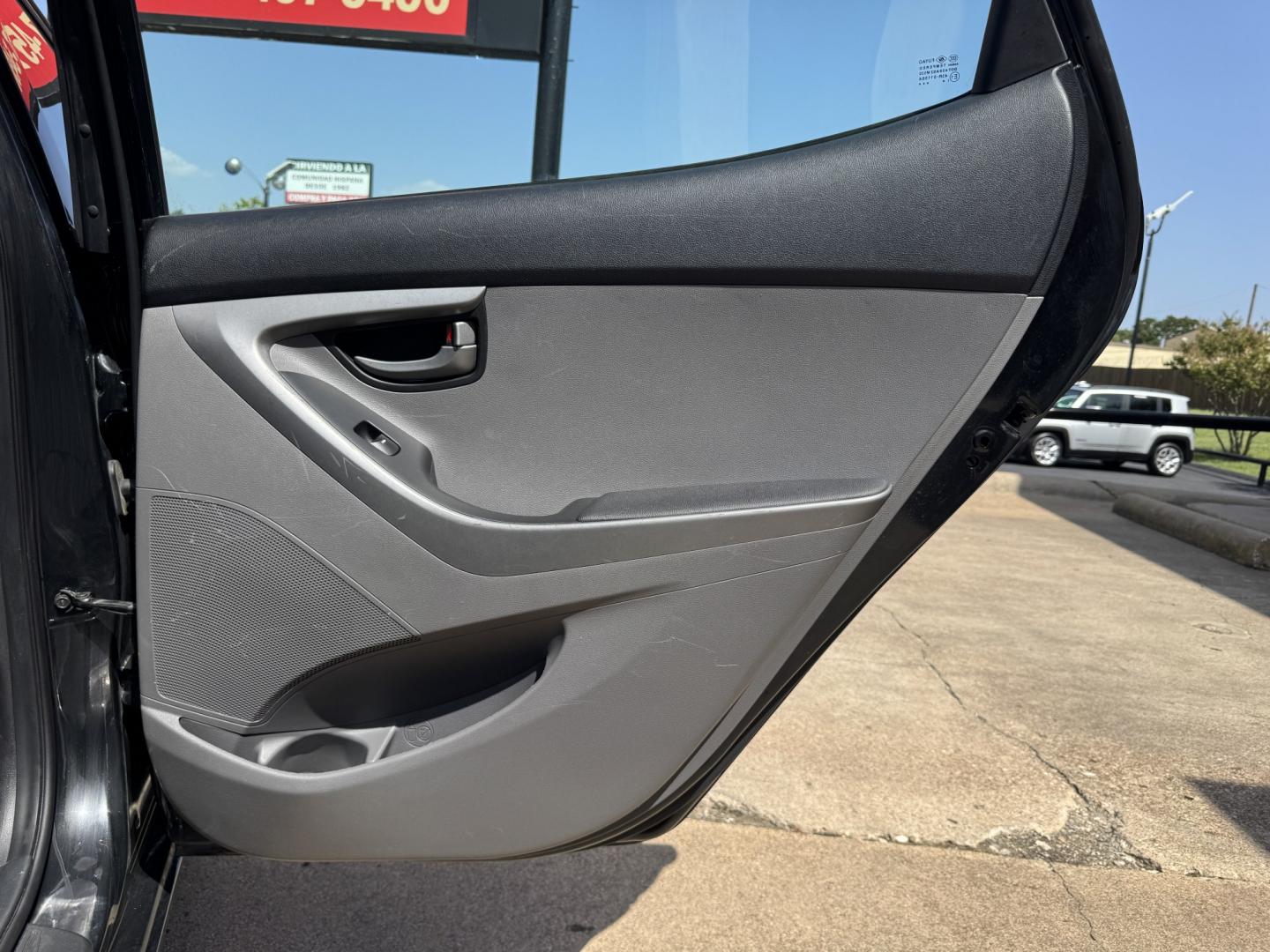 2016 BLACK HYUNDAI ELANTRA LIMITED; SE; (5NPDH4AE6GH) , located at 5900 E. Lancaster Ave., Fort Worth, TX, 76112, (817) 457-5456, 0.000000, 0.000000- Photo#12