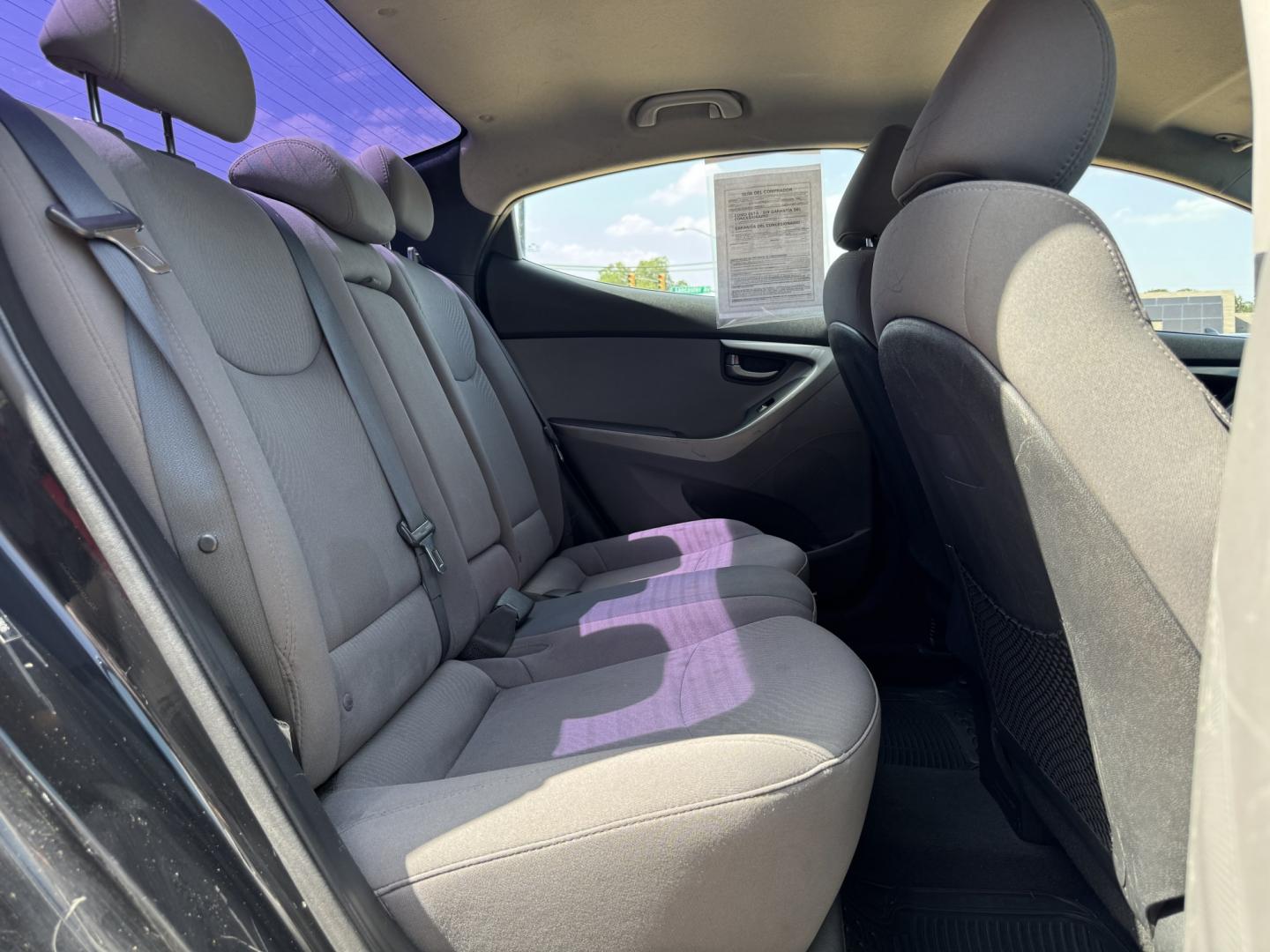 2016 BLACK HYUNDAI ELANTRA LIMITED; SE; (5NPDH4AE6GH) , located at 5900 E. Lancaster Ave., Fort Worth, TX, 76112, (817) 457-5456, 0.000000, 0.000000- Photo#13