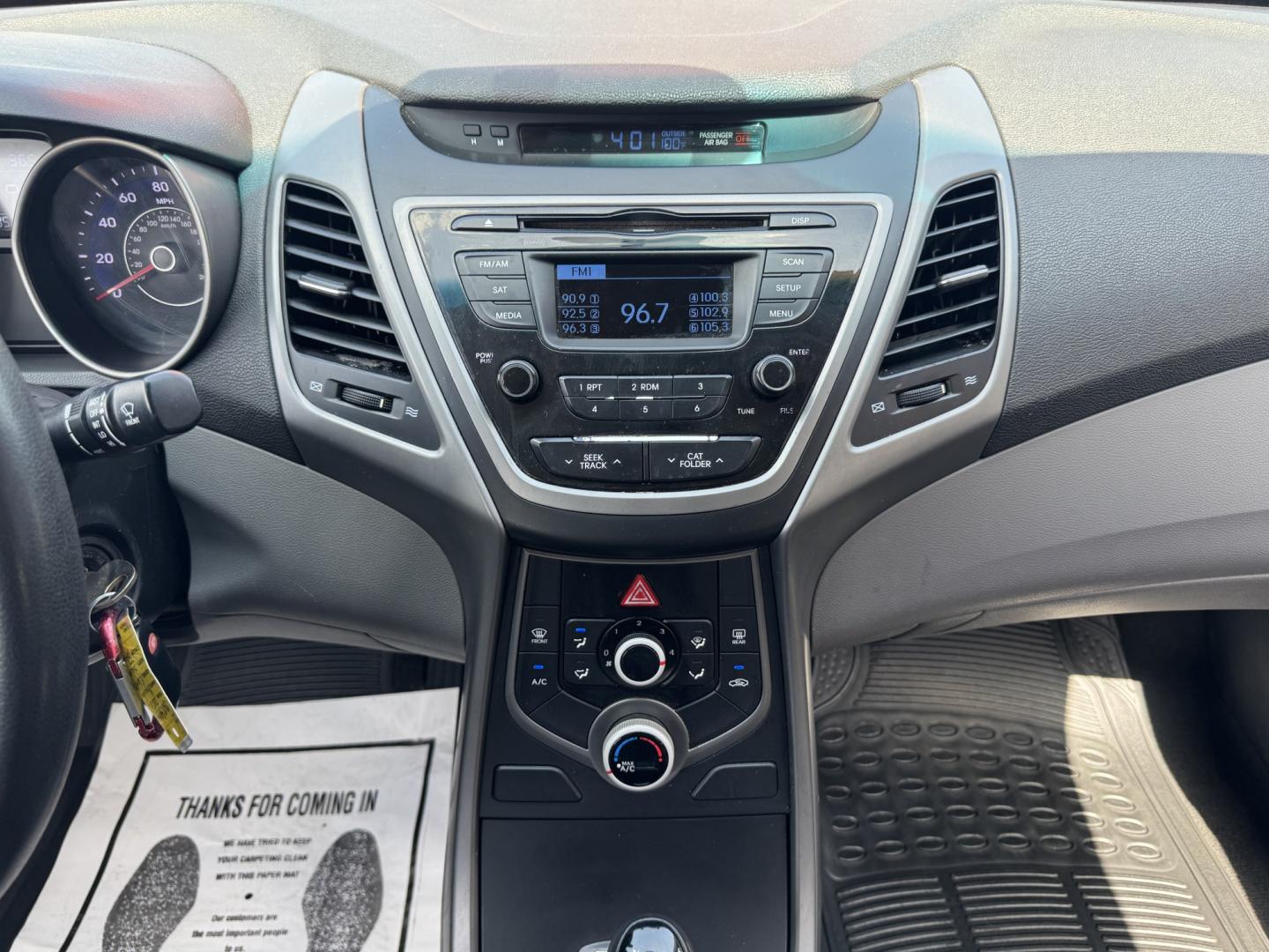 2016 BLACK HYUNDAI ELANTRA LIMITED; SE; (5NPDH4AE6GH) , located at 5900 E. Lancaster Ave., Fort Worth, TX, 76112, (817) 457-5456, 0.000000, 0.000000- Photo#18