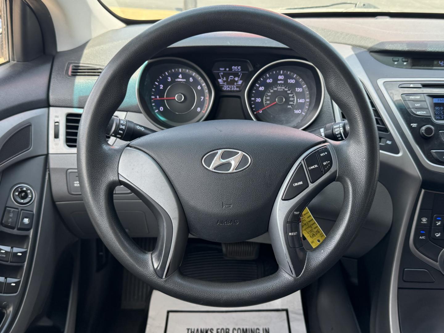 2016 BLACK HYUNDAI ELANTRA LIMITED; SE; (5NPDH4AE6GH) , located at 5900 E. Lancaster Ave., Fort Worth, TX, 76112, (817) 457-5456, 0.000000, 0.000000- Photo#19