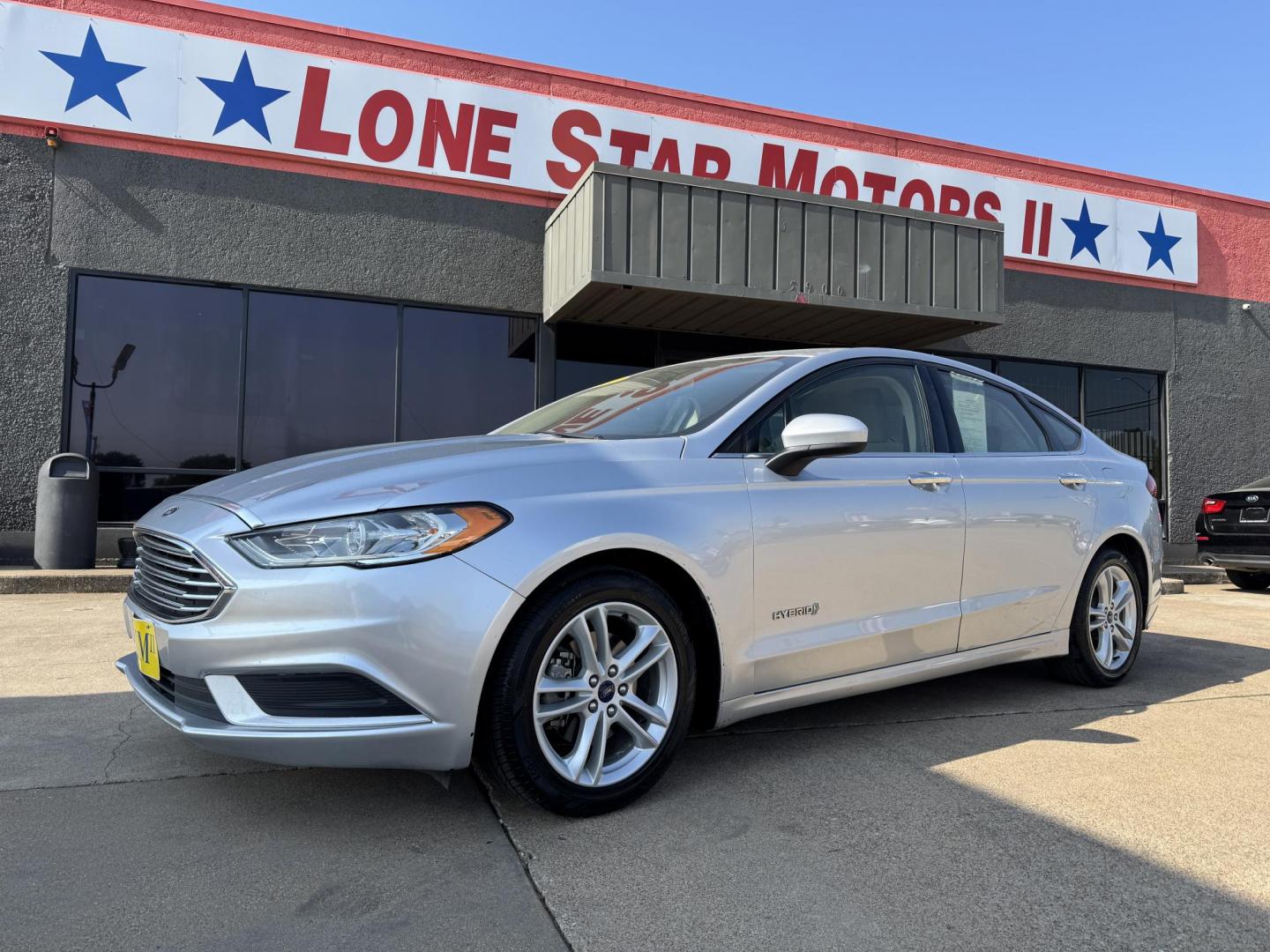 2018 SILVER FORD FUSION HYBRID S HYBR (3FA6P0UU6JR) , located at 5900 E. Lancaster Ave., Fort Worth, TX, 76112, (817) 457-5456, 0.000000, 0.000000 - Photo#0