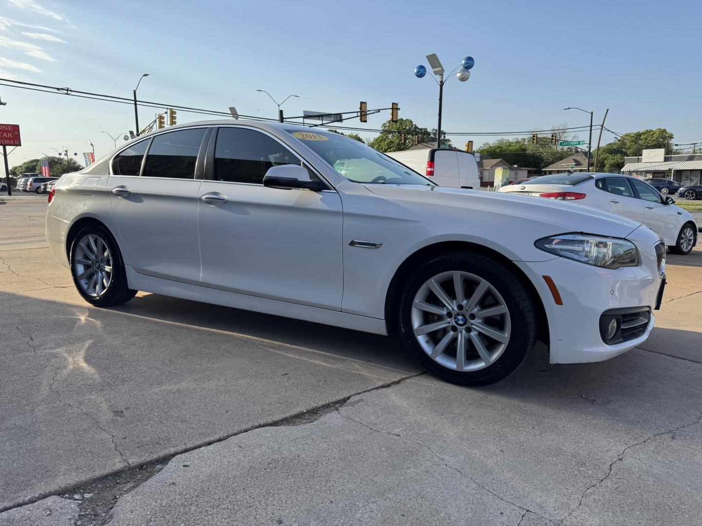 2015 WHITE BMW 5 SERIES 535I (WBA5B1C50FG) , located at 5900 E. Lancaster Ave., Fort Worth, TX, 76112, (817) 457-5456, 0.000000, 0.000000 - Photo#2