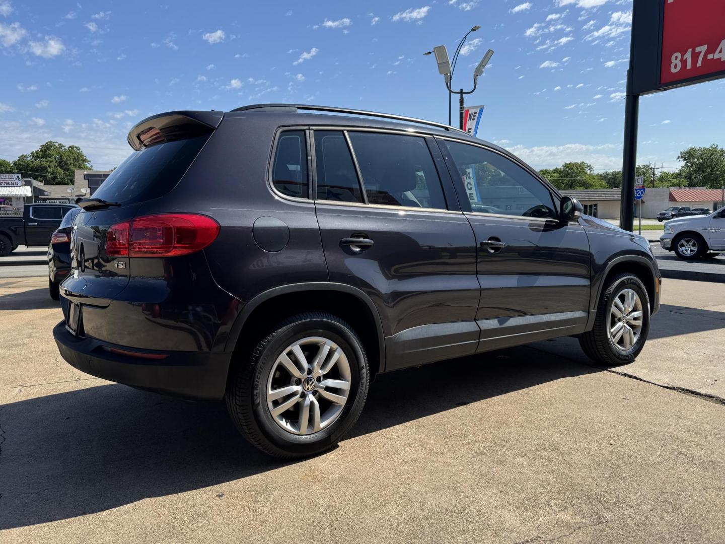 2016 GRAY VOLKSWAGEN TIGUAN S; SE; SEL; W (WVGAV7AX9GW) , located at 5900 E. Lancaster Ave., Fort Worth, TX, 76112, (817) 457-5456, 0.000000, 0.000000 - Photo#3