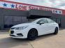 2018 WHITE CHEVROLET CRUZE LS (1G1BC5SMXJ7) , located at 5900 E. Lancaster Ave., Fort Worth, TX, 76112, (817) 457-5456, 0.000000, 0.000000 - Photo#0