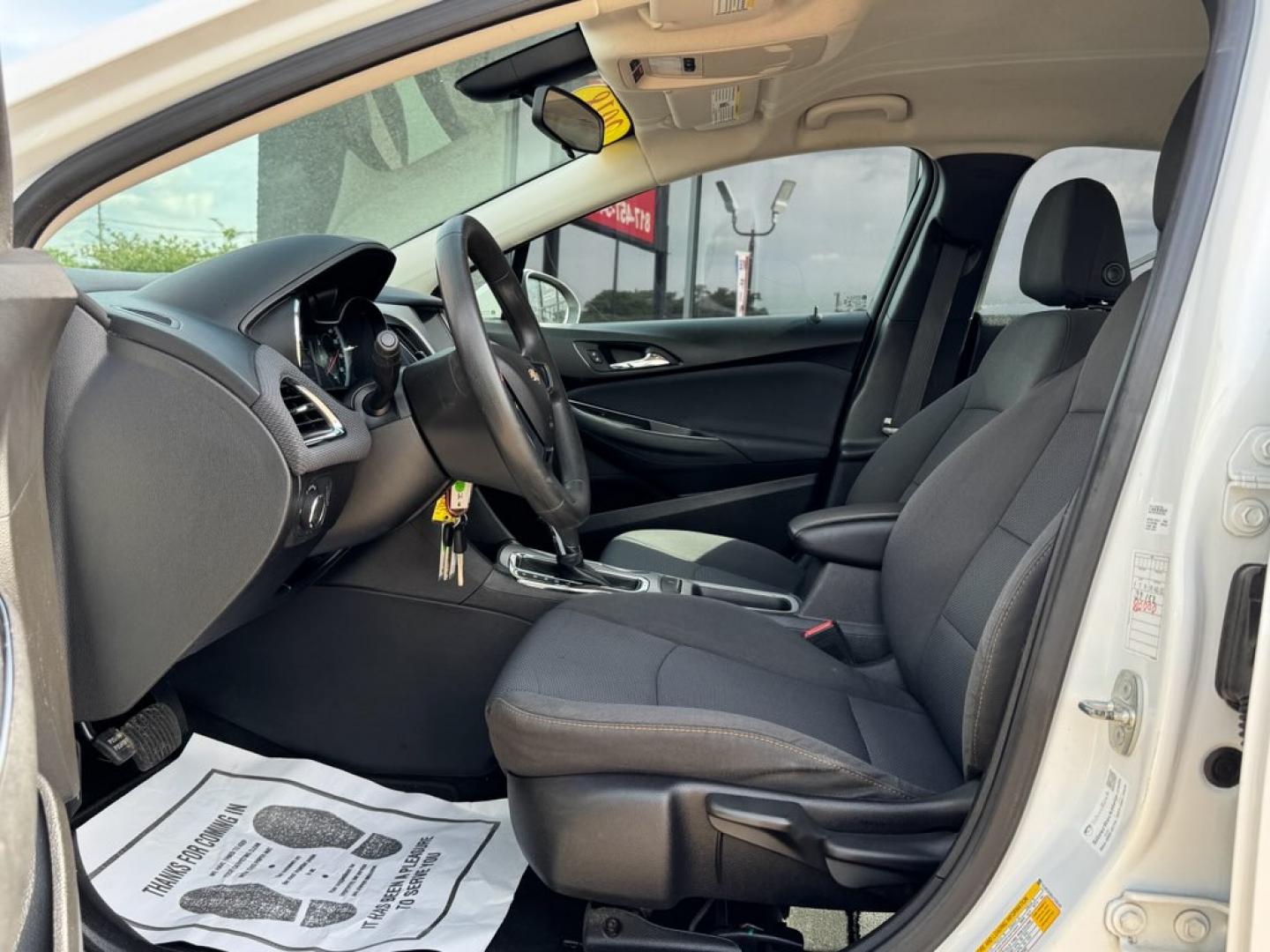 2018 WHITE CHEVROLET CRUZE LS (1G1BC5SMXJ7) , located at 5900 E. Lancaster Ave., Fort Worth, TX, 76112, (817) 457-5456, 0.000000, 0.000000 - Photo#8