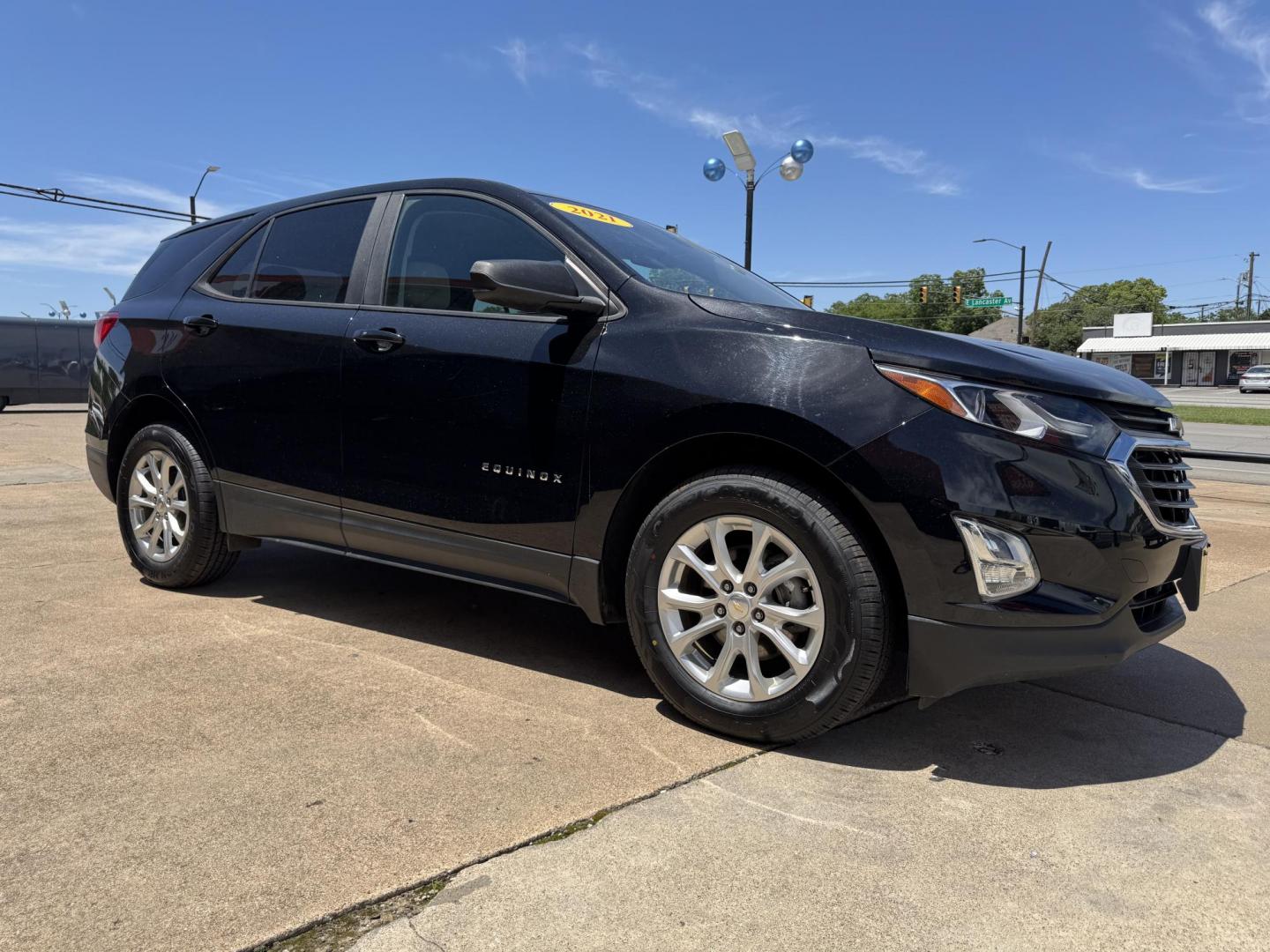 2021 BLACK CHEVROLET EQUINOX LS (2GNAXHEV7M6) , located at 5900 E. Lancaster Ave., Fort Worth, TX, 76112, (817) 457-5456, 0.000000, 0.000000 - Photo#2