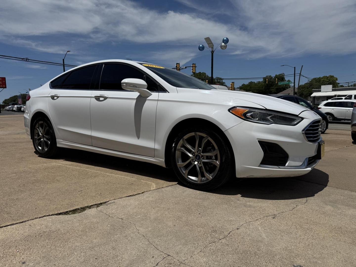 2020 WHTE FORD FUSION SEL (3FA6P0CD1LR) , located at 5900 E. Lancaster Ave., Fort Worth, TX, 76112, (817) 457-5456, 0.000000, 0.000000 - Photo#2