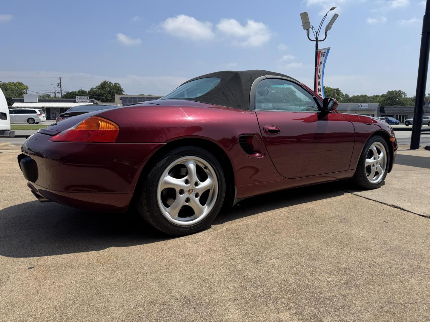 1998 Burgundy /Gray Porsche Boxster Base (WP0CA2989WU) with an 2.5L H6 DOHC 24V engine, 5-Speed Manual Overdrive transmission, located at 5900 E. Lancaster Ave., Fort Worth, TX, 76112, (817) 457-5456, 0.000000, 0.000000 - Immaculate 1998 Porsche Boxster | 5-Speed Manual | 36K Original Miles Includes factory hardtop, carriage, cover & custom satchel. Collector-grade condition – rare find, ready to turn heads. 2 Owner Vehicle Carfax available Garage Kept - Photo#5