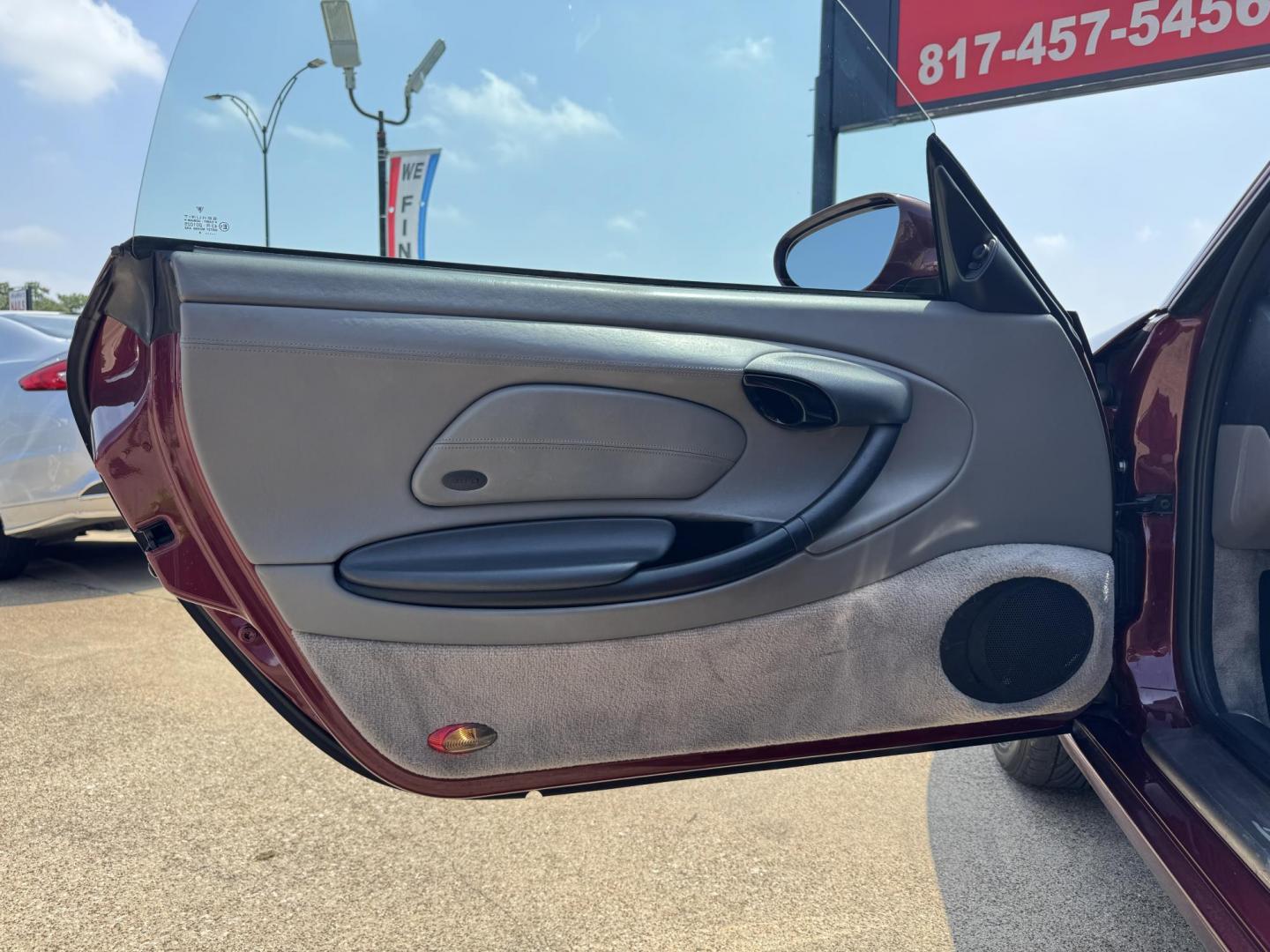 1998 Burgundy /Gray Porsche Boxster Base (WP0CA2989WU) with an 2.5L H6 DOHC 24V engine, 5-Speed Manual Overdrive transmission, located at 5900 E. Lancaster Ave., Fort Worth, TX, 76112, (817) 457-5456, 0.000000, 0.000000 - Immaculate 1998 Porsche Boxster | 5-Speed Manual | 36K Original Miles Includes factory hardtop, carriage, cover & custom satchel. Collector-grade condition – rare find, ready to turn heads. 2 Owner Vehicle Carfax available Garage Kept - Photo#11