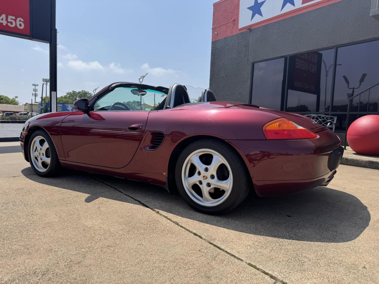 1998 Burgundy /Gray Porsche Boxster Base (WP0CA2989WU) with an 2.5L H6 DOHC 24V engine, 5-Speed Manual Overdrive transmission, located at 5900 E. Lancaster Ave., Fort Worth, TX, 76112, (817) 457-5456, 0.000000, 0.000000 - Immaculate 1998 Porsche Boxster | 5-Speed Manual | 36K Original Miles Includes factory hardtop, carriage, cover & custom satchel. Collector-grade condition – rare find, ready to turn heads. 2 Owner Vehicle Carfax available Garage Kept - Photo#9