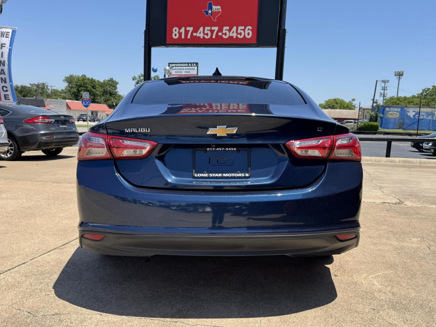 2020 BLUE CHEVROLET MALIBU LT (1LT) (1G1ZD5ST9LF) , located at 5900 E. Lancaster Ave., Fort Worth, TX, 76112, (817) 457-5456, 0.000000, 0.000000 - Photo#4