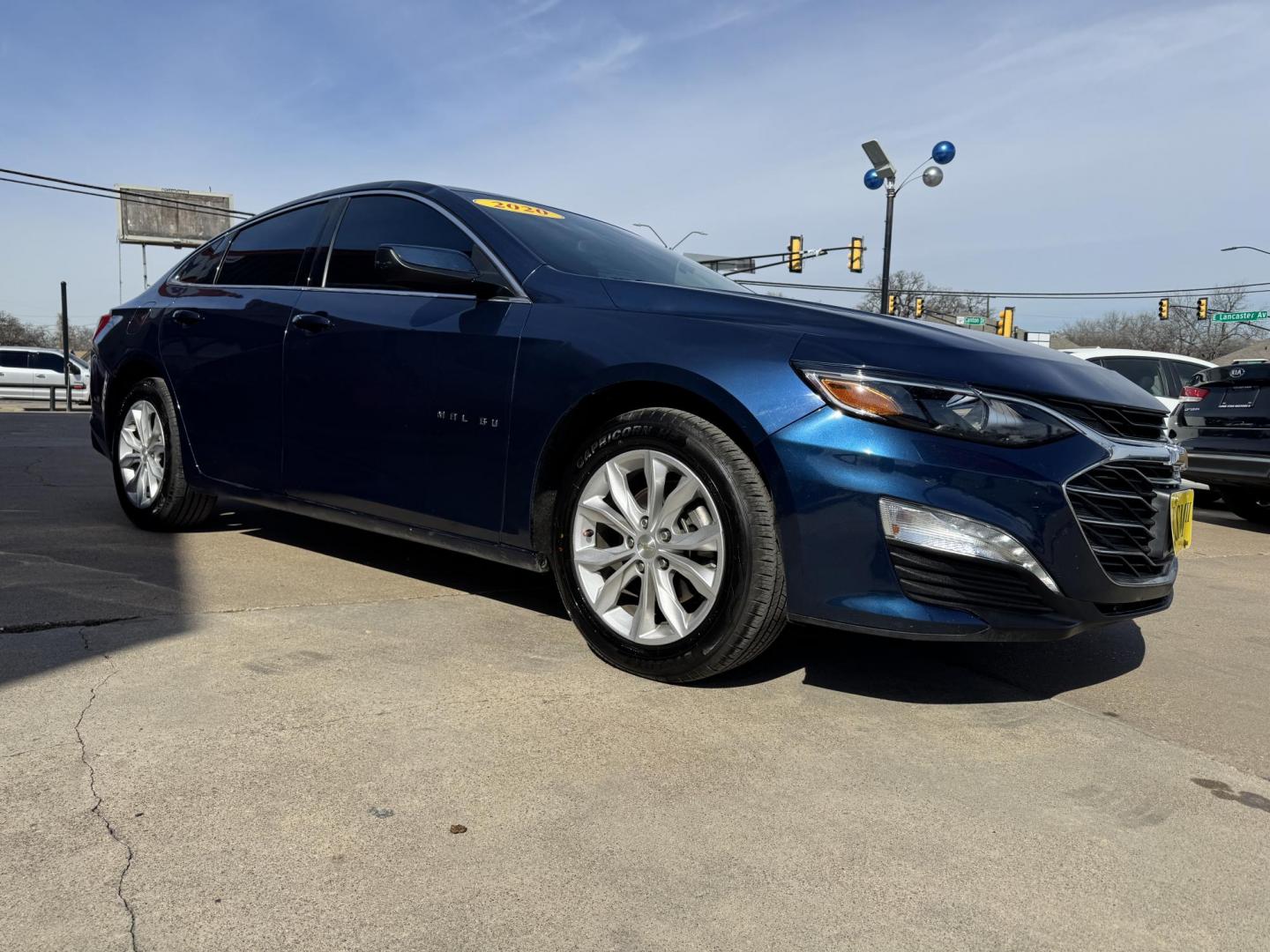2020 BLUE CHEVROLET MALIBU LT (1LT) (1G1ZD5ST9LF) , located at 5900 E. Lancaster Ave., Fort Worth, TX, 76112, (817) 457-5456, 0.000000, 0.000000 - Photo#2