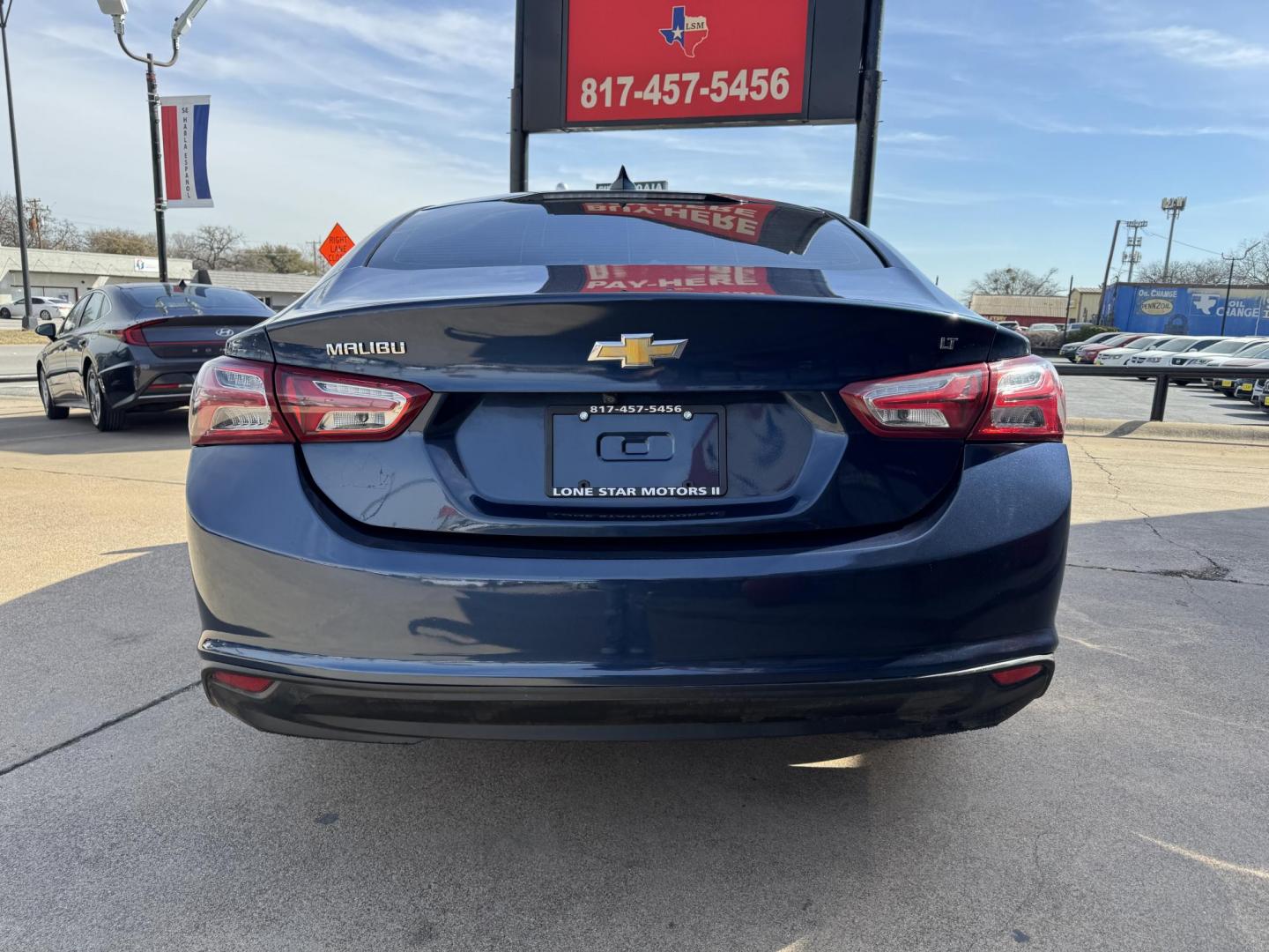 2020 BLUE CHEVROLET MALIBU LT (1LT) (1G1ZD5ST9LF) , located at 5900 E. Lancaster Ave., Fort Worth, TX, 76112, (817) 457-5456, 0.000000, 0.000000 - Photo#4