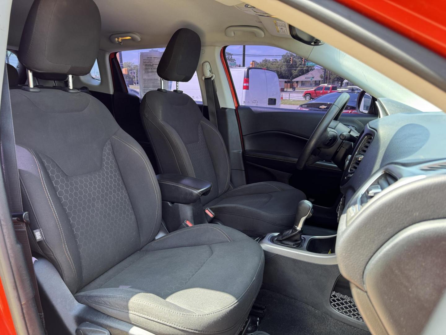 2018 ORANGE JEEP COMPASS SPORT (3C4NJCAB0JT) , located at 5900 E. Lancaster Ave., Fort Worth, TX, 76112, (817) 457-5456, 0.000000, 0.000000 - Photo#16