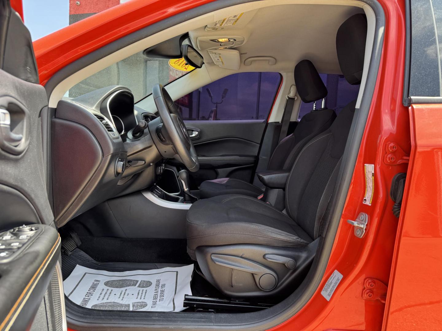 2018 ORANGE JEEP COMPASS SPORT (3C4NJCAB0JT) , located at 5900 E. Lancaster Ave., Fort Worth, TX, 76112, (817) 457-5456, 0.000000, 0.000000 - Photo#8