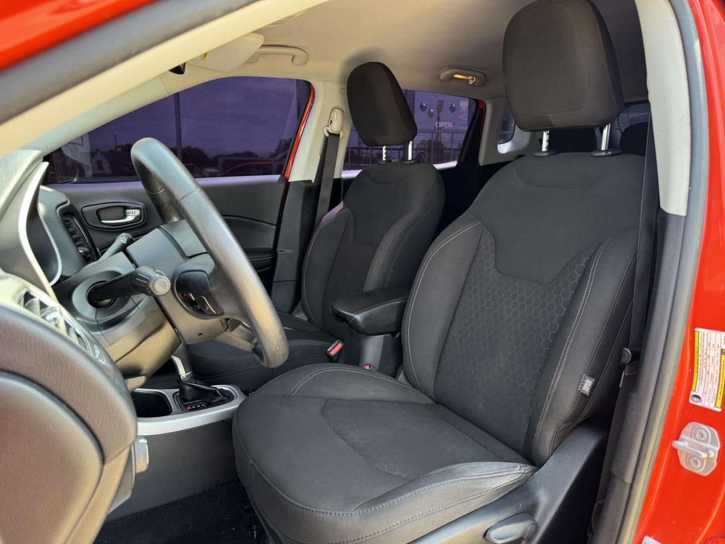 2018 ORANGE JEEP COMPASS SPORT (3C4NJCAB0JT) , located at 5900 E. Lancaster Ave., Fort Worth, TX, 76112, (817) 457-5456, 0.000000, 0.000000 - Photo#9