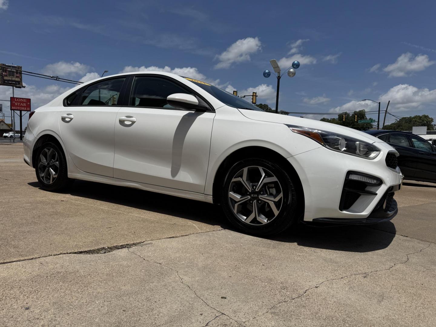 2021 WHITE KIA FORTE FE; LXS (3KPF24AD3ME) , located at 5900 E. Lancaster Ave., Fort Worth, TX, 76112, (817) 457-5456, 0.000000, 0.000000 - Photo#2