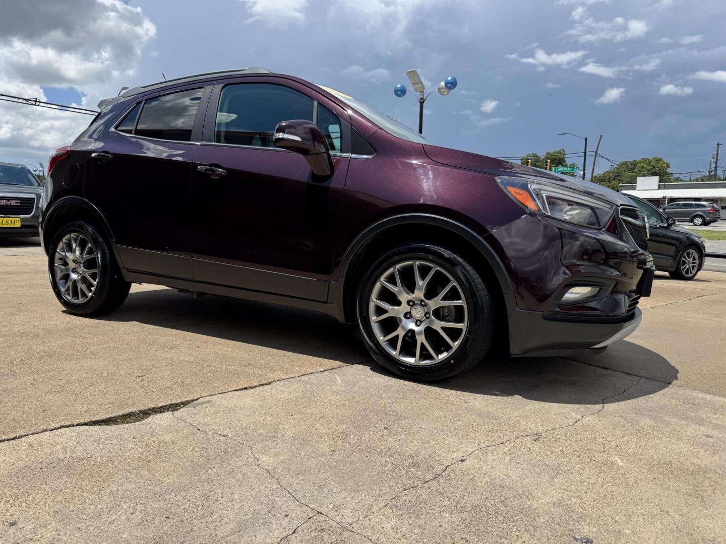 2017 BURGUNDY BUICK ENCORE SPORT TOURING (KL4CJ1SB0HB) , located at 5900 E. Lancaster Ave., Fort Worth, TX, 76112, (817) 457-5456, 0.000000, 0.000000 - Photo#2