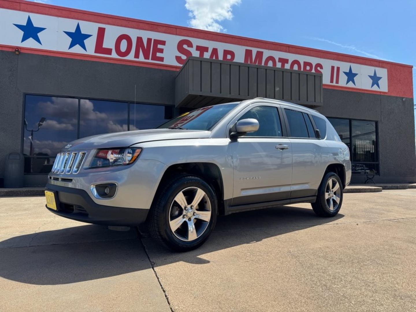 2017 SILVER JEEP COMPASS LATITUDE (1C4NJCEB4HD) , located at 5900 E. Lancaster Ave., Fort Worth, TX, 76112, (817) 457-5456, 0.000000, 0.000000 - Photo#0