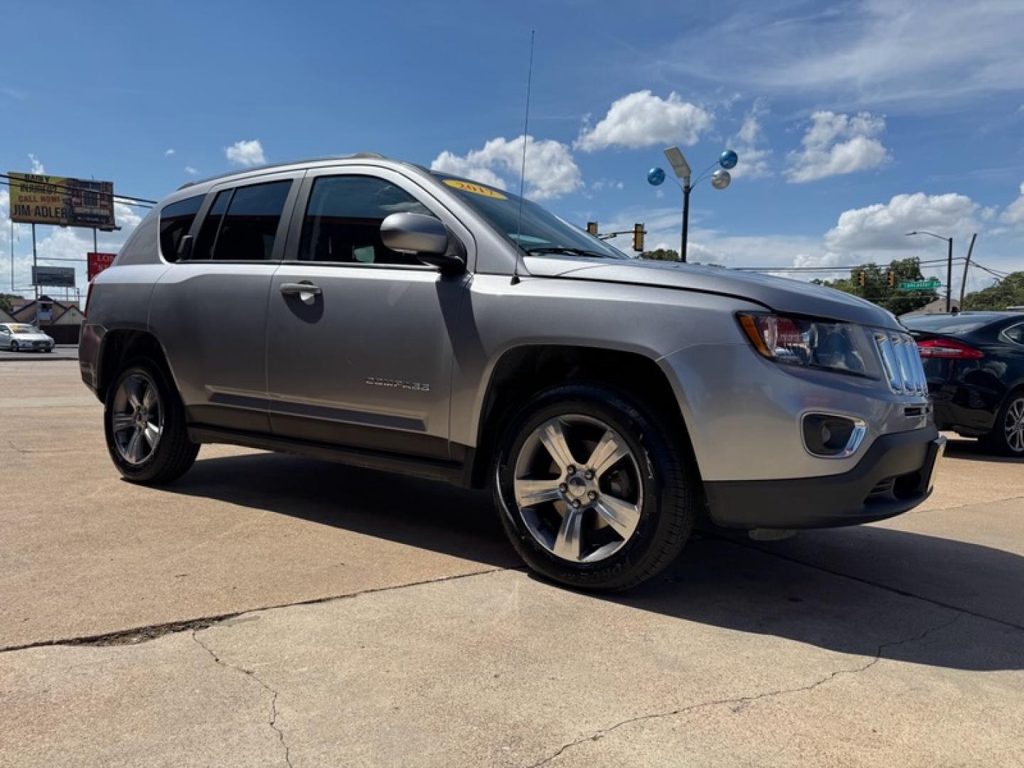 2017 SILVER JEEP COMPASS LATITUDE (1C4NJCEB4HD) , located at 5900 E. Lancaster Ave., Fort Worth, TX, 76112, (817) 457-5456, 0.000000, 0.000000 - Photo#2