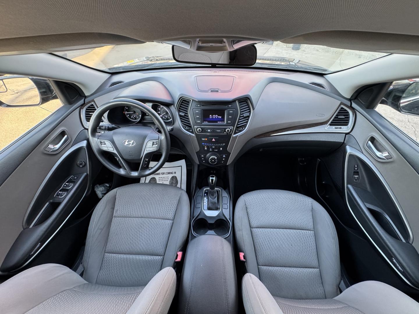 2018 BLACK HYUNDAI SANTA FE SPORT BASE (5NMZTDLB8JH) , located at 5900 E. Lancaster Ave., Fort Worth, TX, 76112, (817) 457-5456, 0.000000, 0.000000- Photo#18